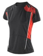 Ladies` Training Shirt Black / Red