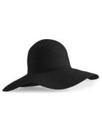 Marbella Wide-Brimmed Sun Hat Black