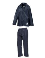 Junior Waterproof Jacket & Trouser Set Navy