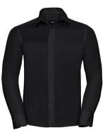 Men`s Long Sleeve Tailored Ultimate Non-Iron Shirt Black