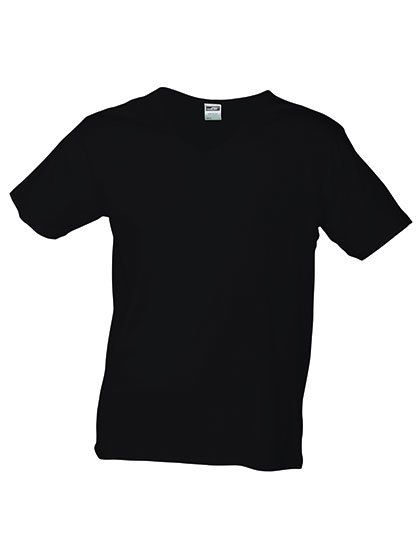 Men`s Slim Fit V-T Black