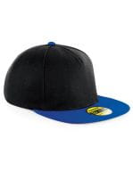 Original Flat Peak Snapback Cap Black / Bright Royal