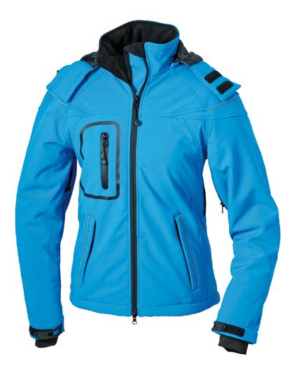 Ladies` Winter Softshell Jacket Aqua