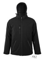 Rock Men Padded Softshell Black