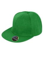 Bronx Original Flat Peak Snapback Cap Emerald Green