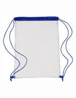 Transparent Backpack Cobalt Blue