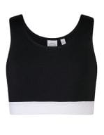 Kids` Fashion Crop Top Black / White