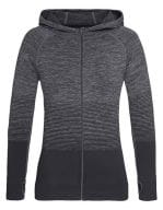 Seamless Jacket Women Dark Grey Transition