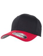 Flexfit Wooly Combed 2-Tone Cap Black / Red