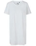 Ladies Long Length T-Shirt White
