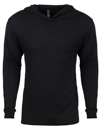 Unisex Tri-blend Long Sleeve Hoody Vintage Black (Tri-Blend)