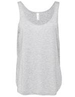 Women`s Flowy Side Slit Tank Athletic Heather