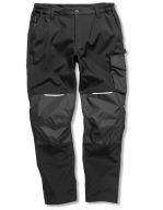 Slim Fit Soft Shell Work Trouser Black