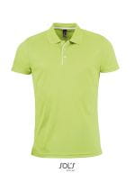 Men`s Sports Polo Shirt Performer Apple Green