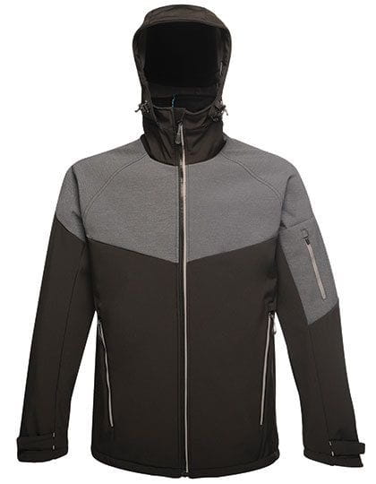 X-Pro Dropzone II Reflective 3 Layer Softshell Black / Seal Grey (Solid)