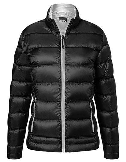 Ladies´ Down Jacket Black / Silver (Solid)