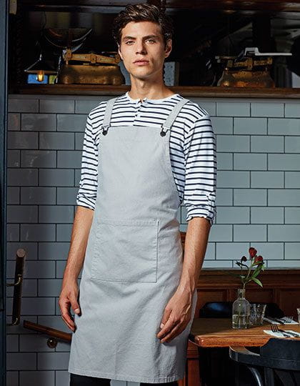 Cross Back Barista Bib Apron