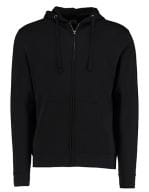 Regular Fit Klassic Hooded Zipped Jacket Superwash 60° Long Sleeve Black