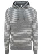 Nautical Stripe Hoodie Heather Grey Stripe