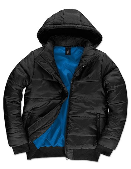 Jacket Superhood /Men Black / Cobalt Blue